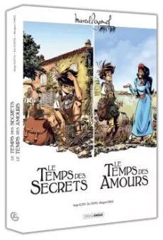 M. Pagnol en BD : Le temps des secrets - Le temps des amours - écrin